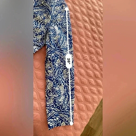 TALBOTS Navy Blue and White Blazer Like New - Picture 15 of 16